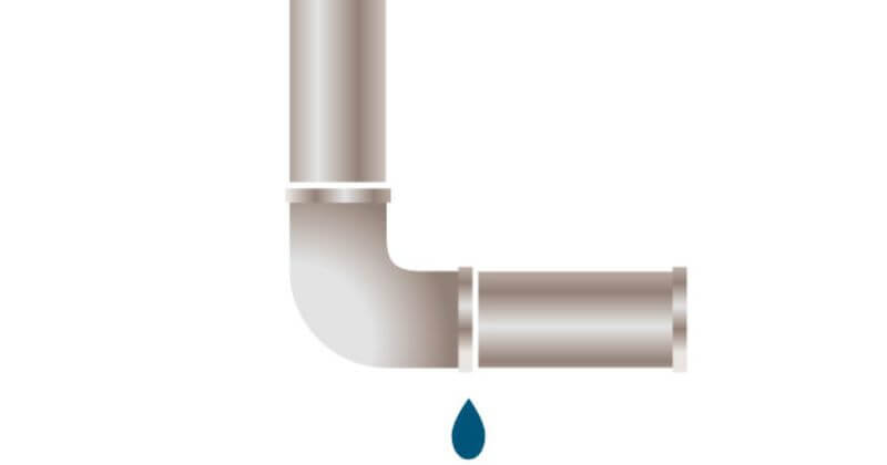 給湯管の水漏れ修理を紹介するページです