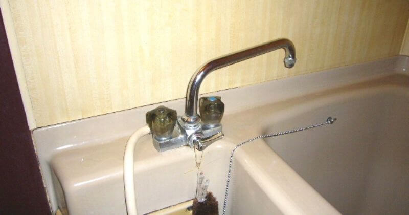 浴室水栓交換前