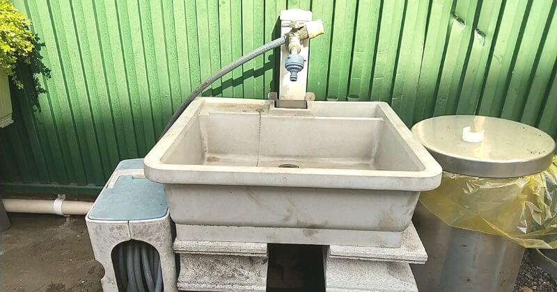 水栓柱が使える様になった状態