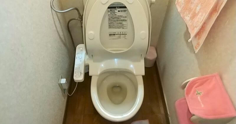 修理後のトイレ全体像