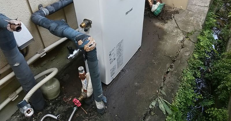 既設の立ち上がり給水管
