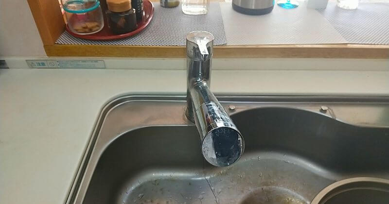 キッチン水栓修理前