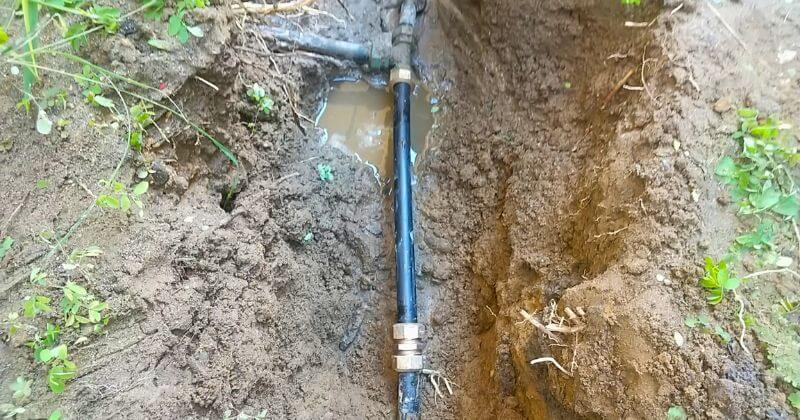 漏水修理後