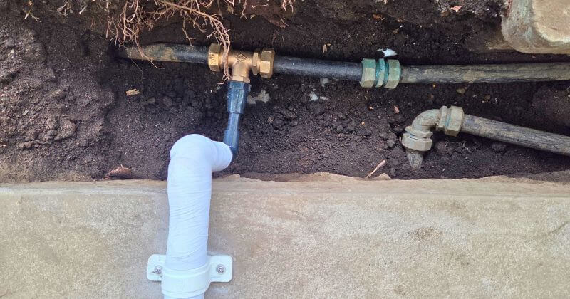 水栓柱との接合状況