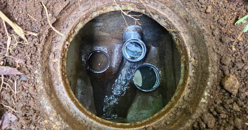 修理後の排水桝
