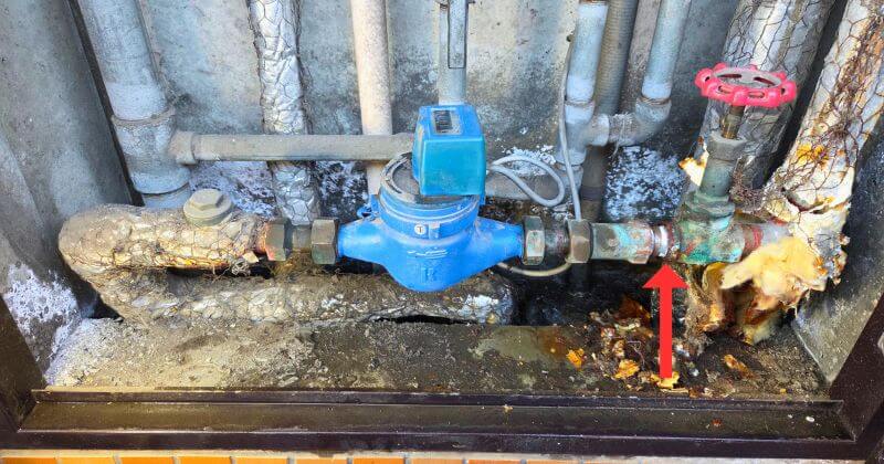 短ニップルも交換した修理後