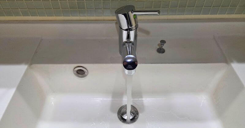 交換後の吐水状況