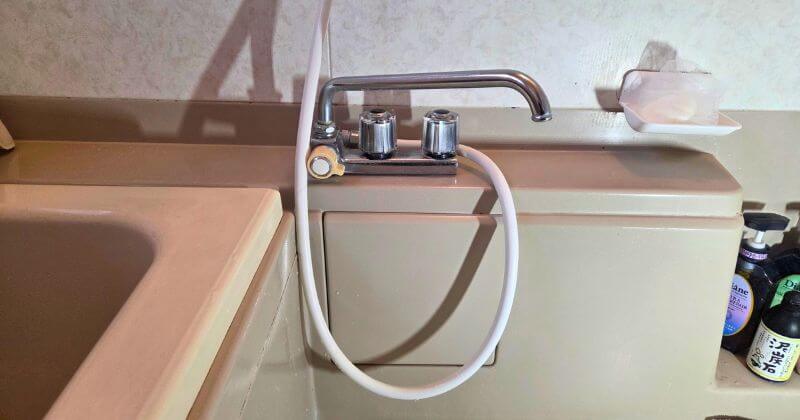 浴室水栓交換前