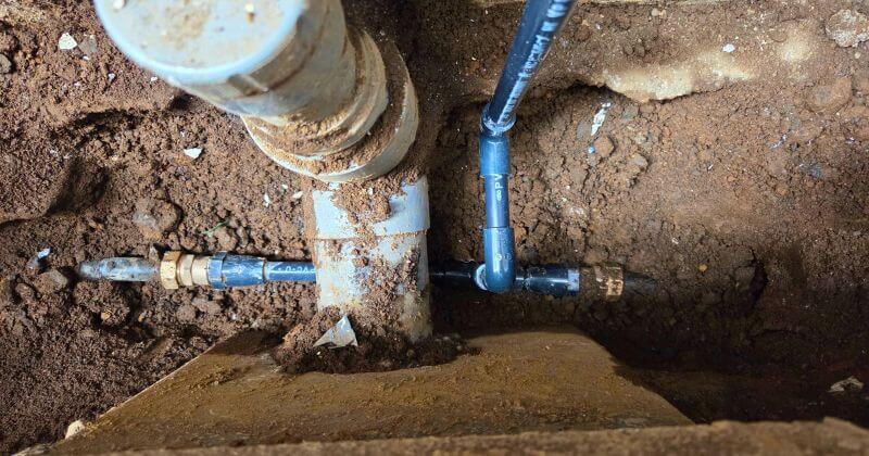 給水管修繕状況
