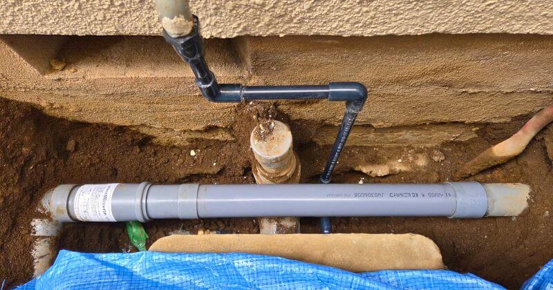 排水管の復旧状況