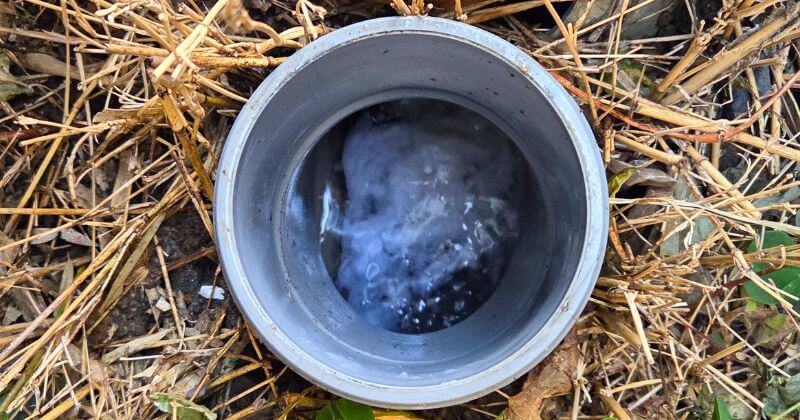 修理後の排水状況