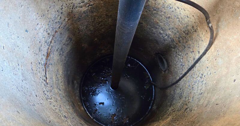 工事前の汚水槽