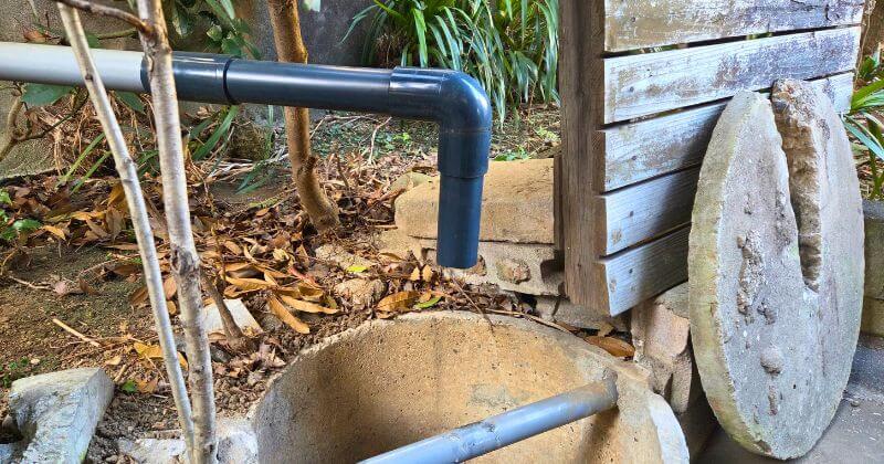 チャッキ弁を取り外した状態