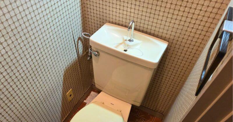 修理後の洗浄試験中