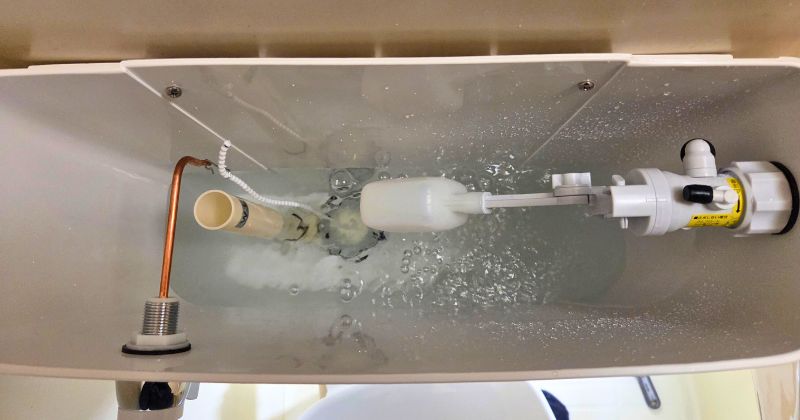 交換後の通水状況