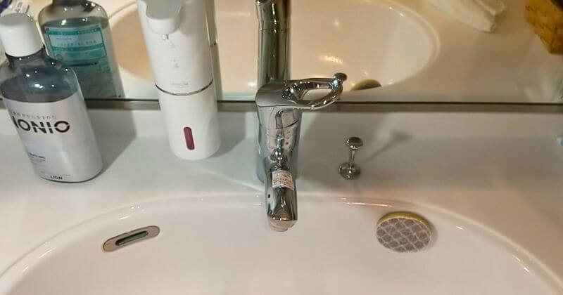 交換後の水側の水量調整