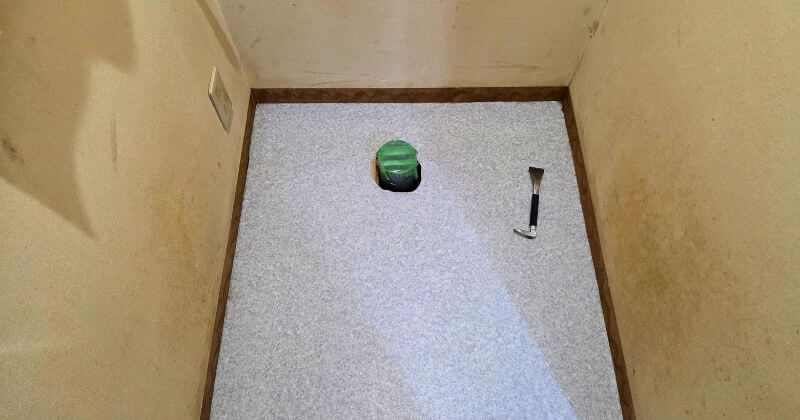 クッションフロア施工状況