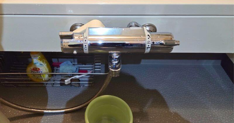 シャワーホース交換前