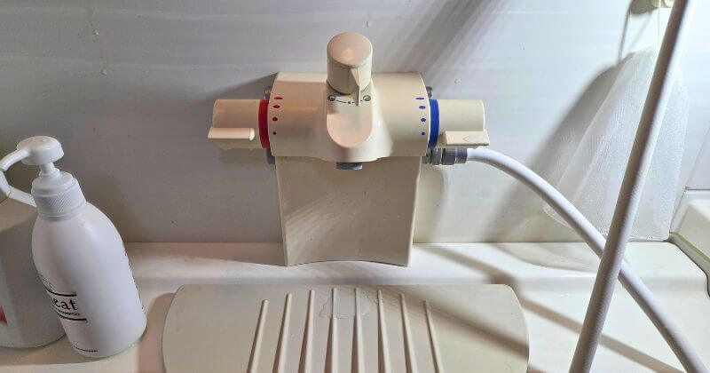 修理前の浴室水栓