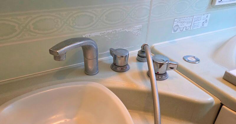 シャワーホース交換前