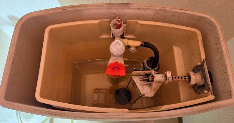 新しいダイヤフラムに交換中