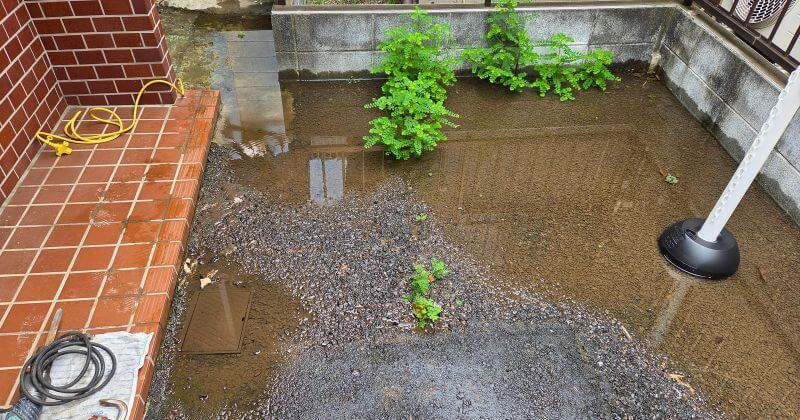 修理前の漏水被害状況