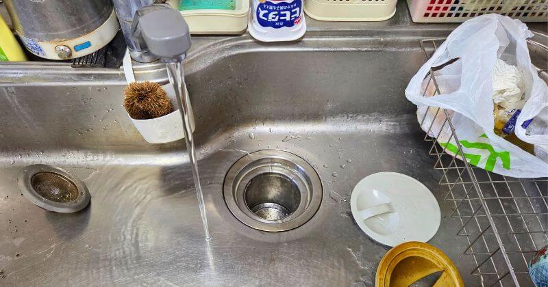 修理後の通水試験