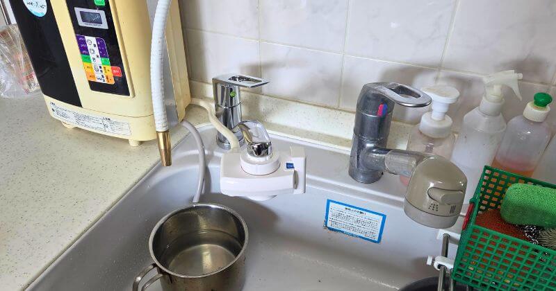 浄水器取付後