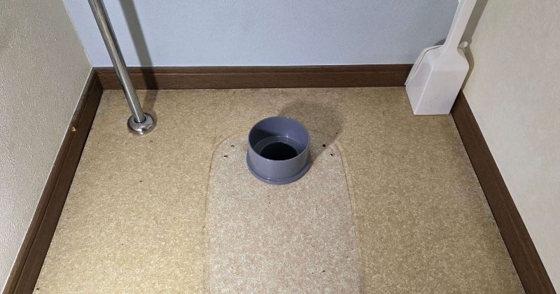 床立ち上げアダプターの取付状況