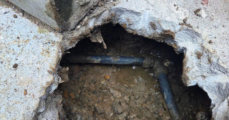 漏水状況